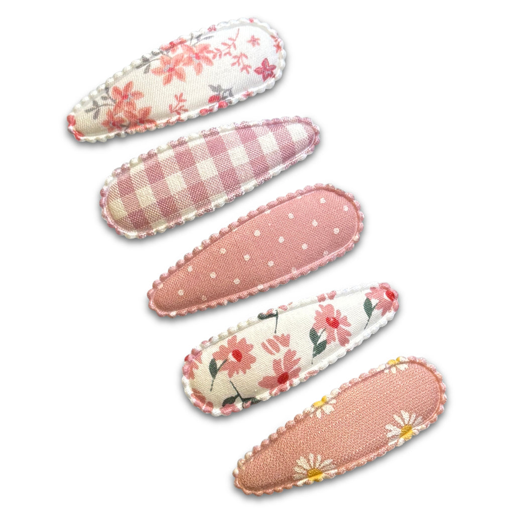 Garden Larger Simple Snap Clip Sets-snap clip hair clip - no slip hair accessories - party favor- baby-Moo G Clips
