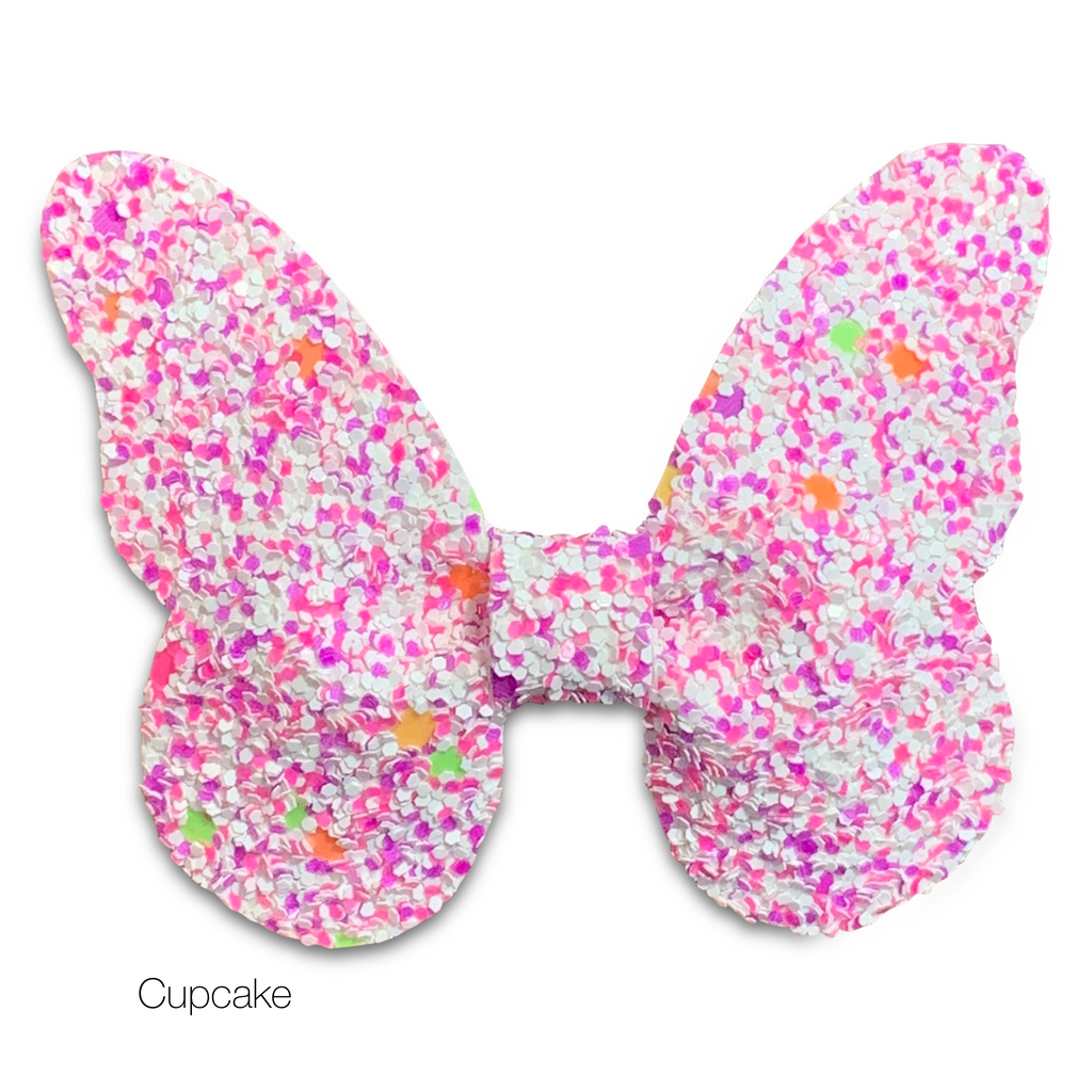 Glitter Butterfly Hair Bows *NEW COLORS ADDED!*-Clearance no slip hair clips-Flower No slip hair clips-Animal no slip hair clips-Star no slip hair clip-heart no slip hair clips-butterfly no slip hair clips-Moo G Clips