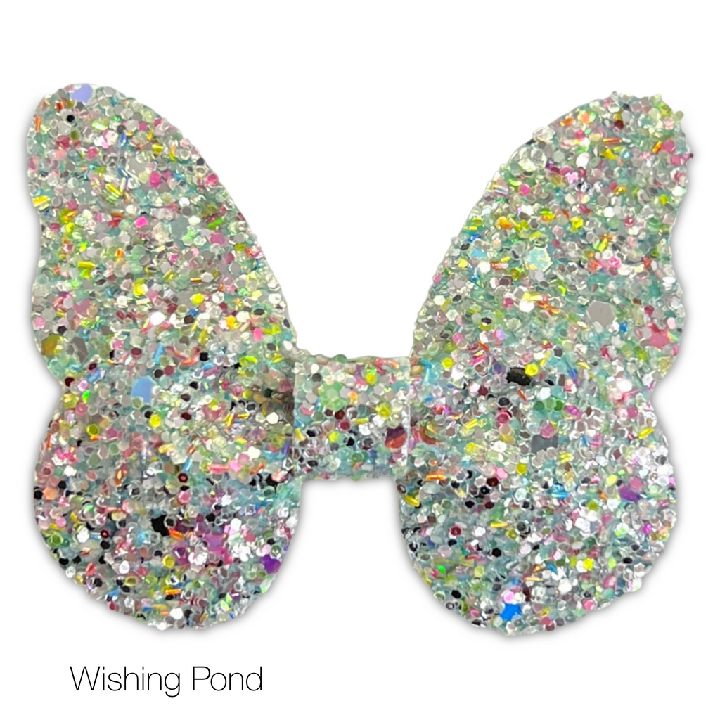 Glitter Butterfly Hair Bows *NEW COLORS ADDED!*-Clearance no slip hair clips-Flower No slip hair clips-Animal no slip hair clips-Star no slip hair clip-heart no slip hair clips-butterfly no slip hair clips-Moo G Clips
