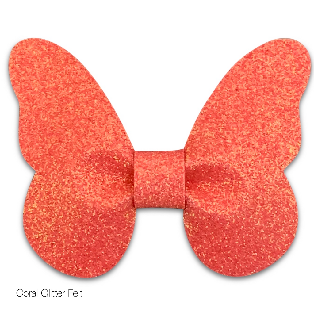 Glitter Butterfly Hair Bows *NEW COLORS ADDED!*-Clearance no slip hair clips-Flower No slip hair clips-Animal no slip hair clips-Star no slip hair clip-heart no slip hair clips-butterfly no slip hair clips-Moo G Clips
