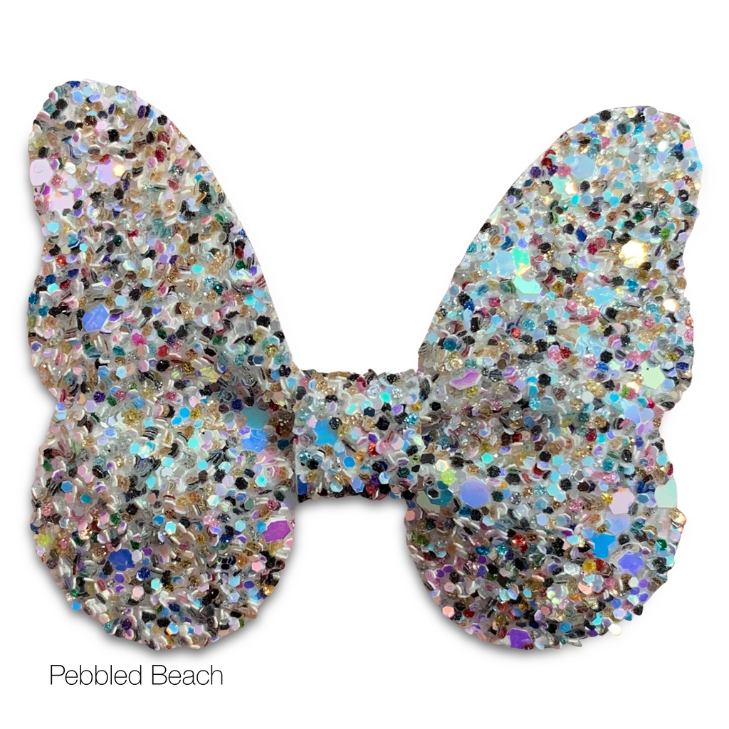 Glitter Butterfly Hair Bows *NEW COLORS ADDED!*-Clearance no slip hair clips-Flower No slip hair clips-Animal no slip hair clips-Star no slip hair clip-heart no slip hair clips-butterfly no slip hair clips-Moo G Clips