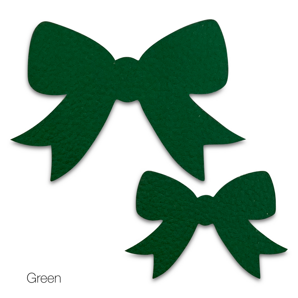 Leather School Girl Hair Bows-no slip leather hair bows no slip leather hair clips-Moo G Clips