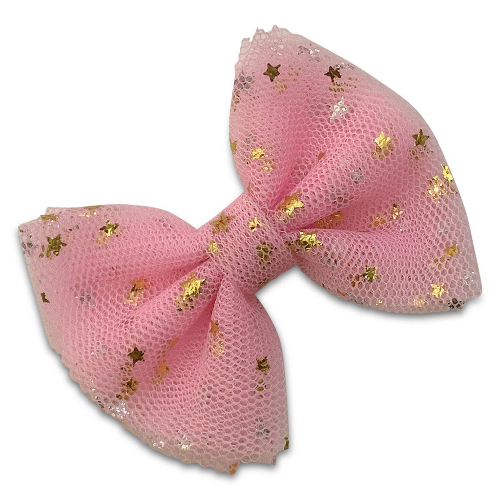 Small Tulle Hair Bows *NEW COLORS ADDED!*-Clearance no slip hair clips-Flower No slip hair clips-Animal no slip hair clips-Star no slip hair clip-heart no slip hair clips-butterfly no slip hair clips-Moo G Clips