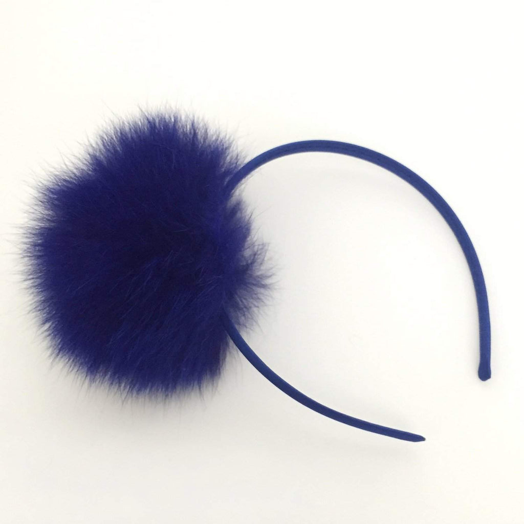 XLarge Pom Head Bands-girls pom pom party headbands-Moo G Clips