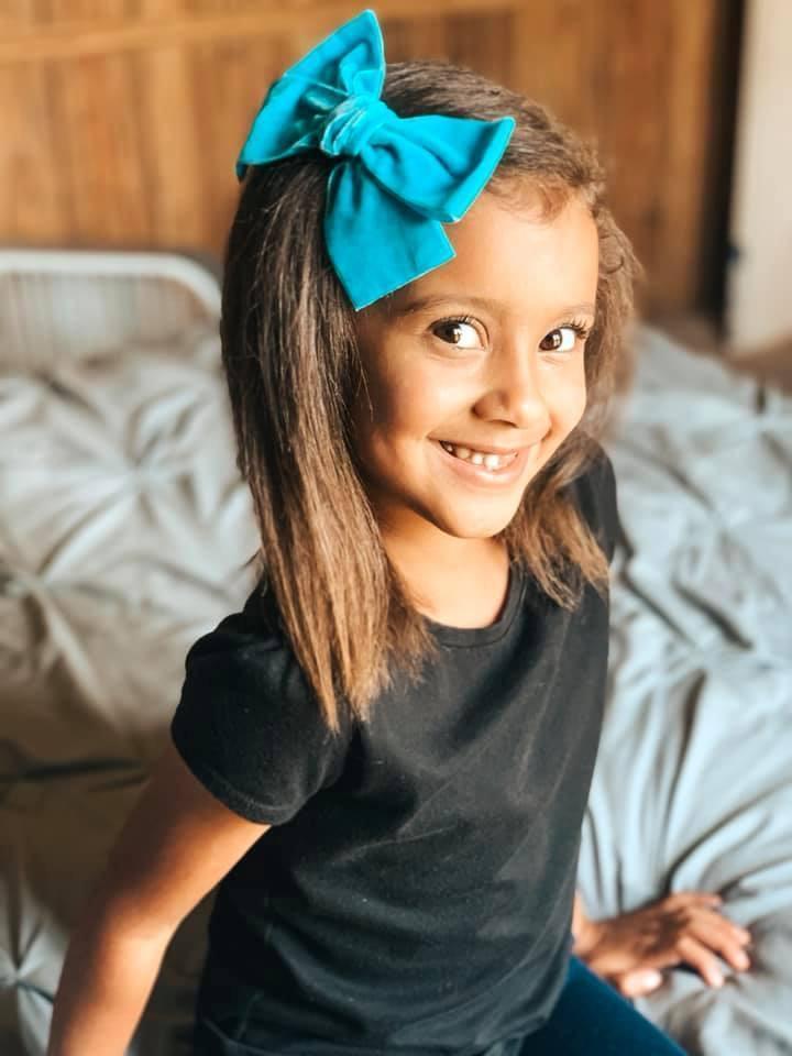 Hair Clips -XLarge Velvet Hair Bows - Baby Bows - Baby Gift-no slip velvet hair bows no slip velvethair clips-Moo G Clips
