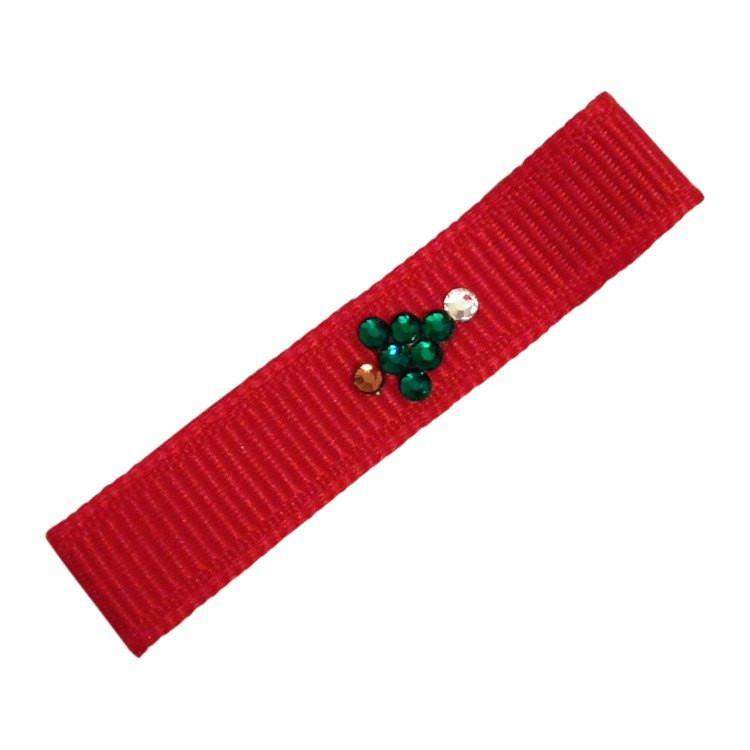 Holiday Specialty Clippies-crystal hair clips - no slip holiday hair clips with crystals -Moo G Clips