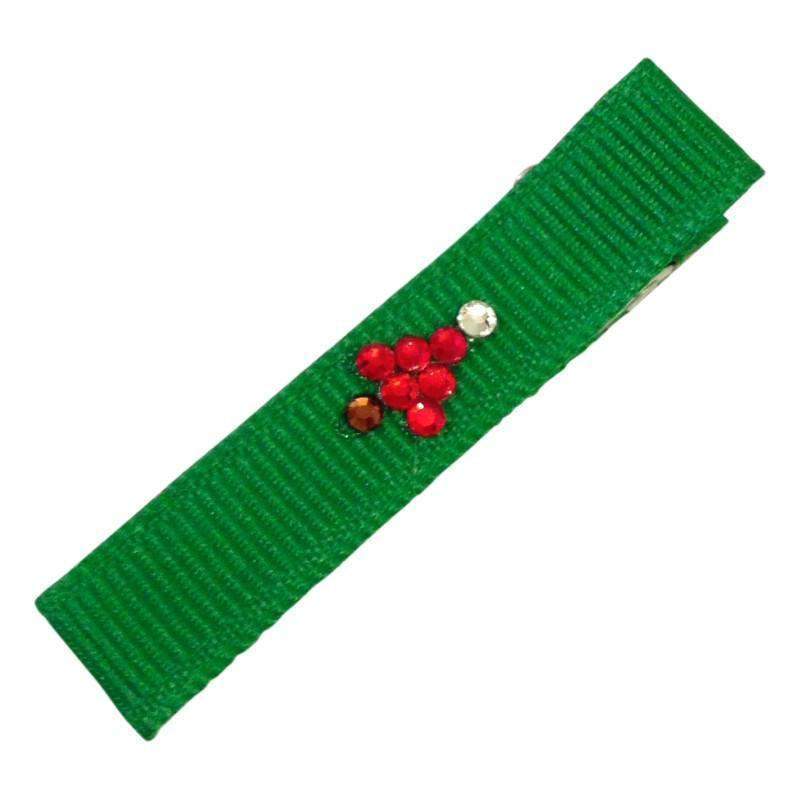 Holiday Specialty Clippies-crystal hair clips - no slip holiday hair clips with crystals -Moo G Clips