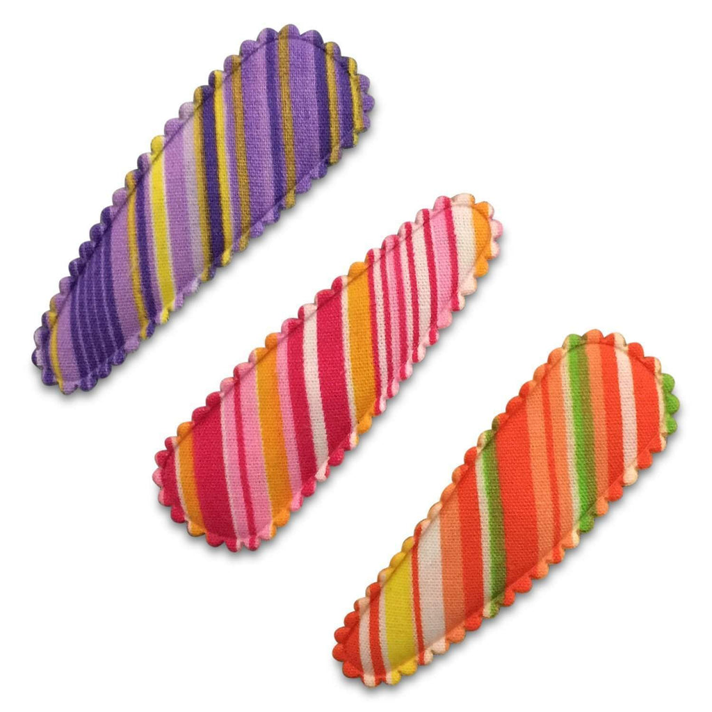 Patterned Larger Simple Snap Clip Sets-snap clip hair clip - no slip hair accessories - party favor- baby-Moo G Clips
