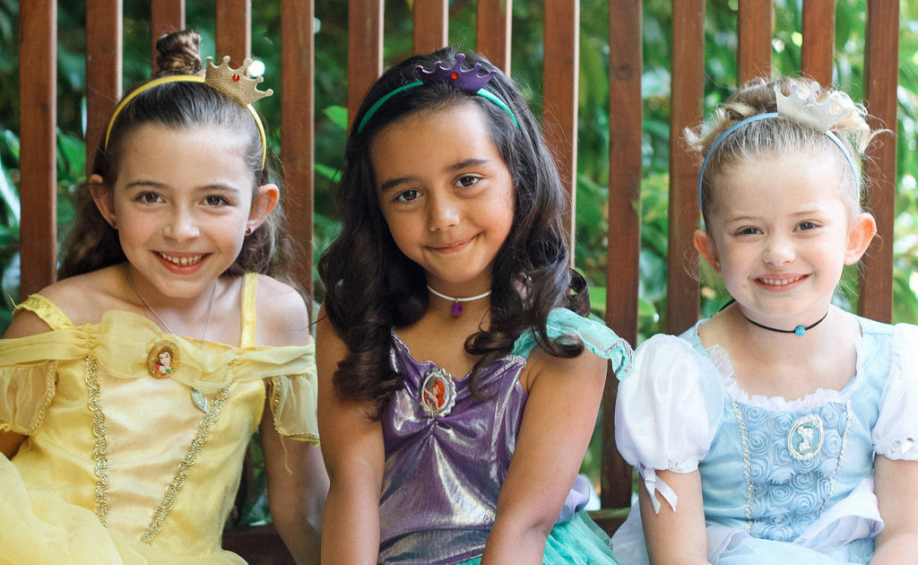 Special Edition Princess Inspired Leather Crown Hair Clips & Bands-no slip leather hair bows no slip leather hair clips-Moo G Clips