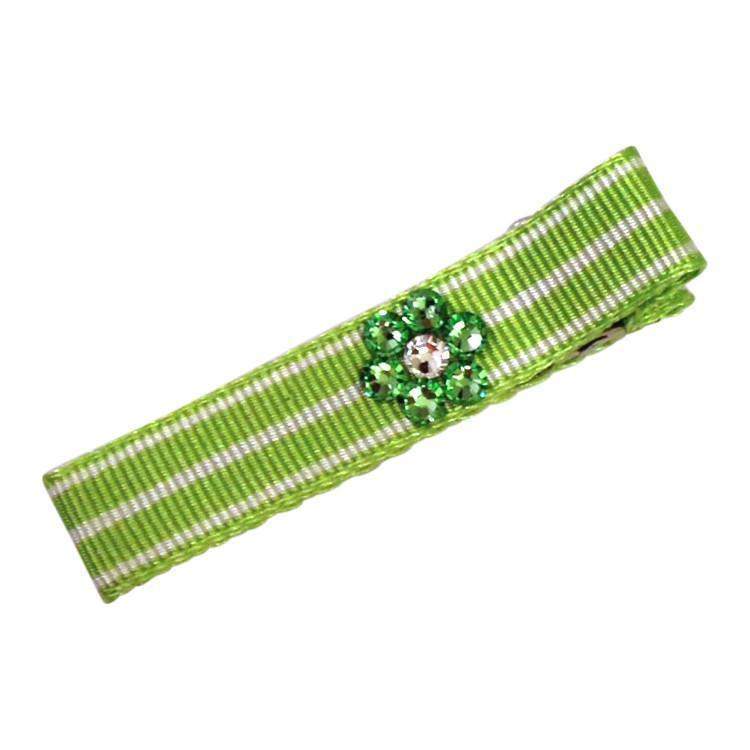 Specialty Crystal Hair Clippies-no slip crystal hair clips - no slip crystal snap clips - no slip crystal hair bows-Moo G Clips