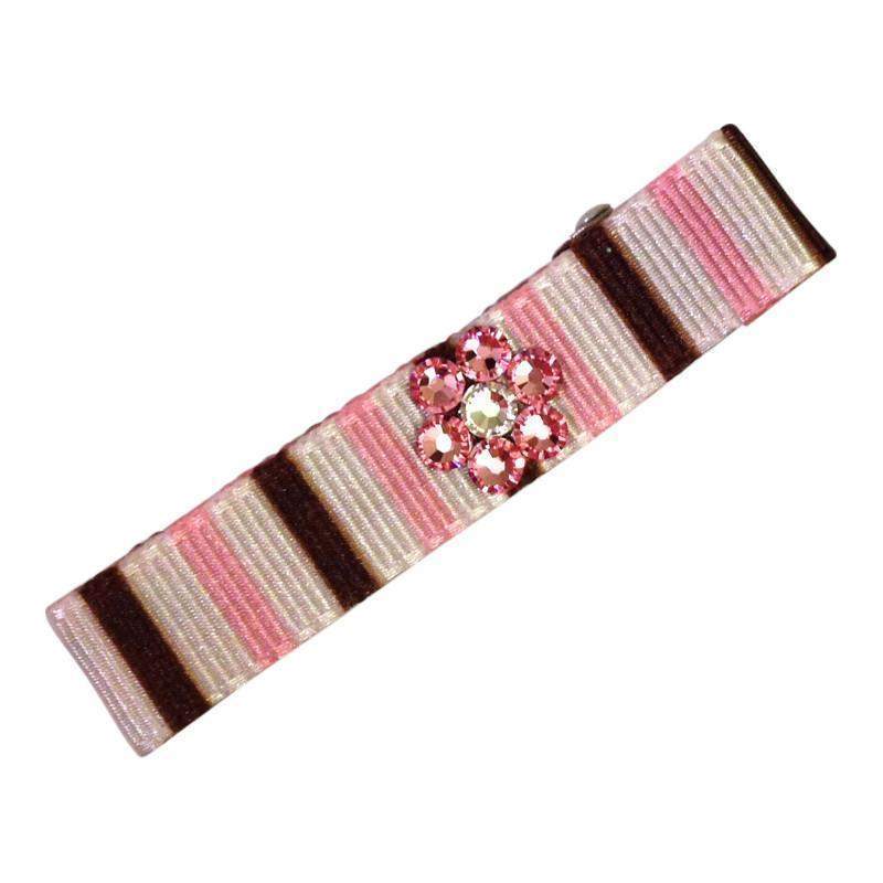 Specialty Crystal Hair Clippies-no slip crystal hair clips - no slip crystal snap clips - no slip crystal hair bows-Moo G Clips
