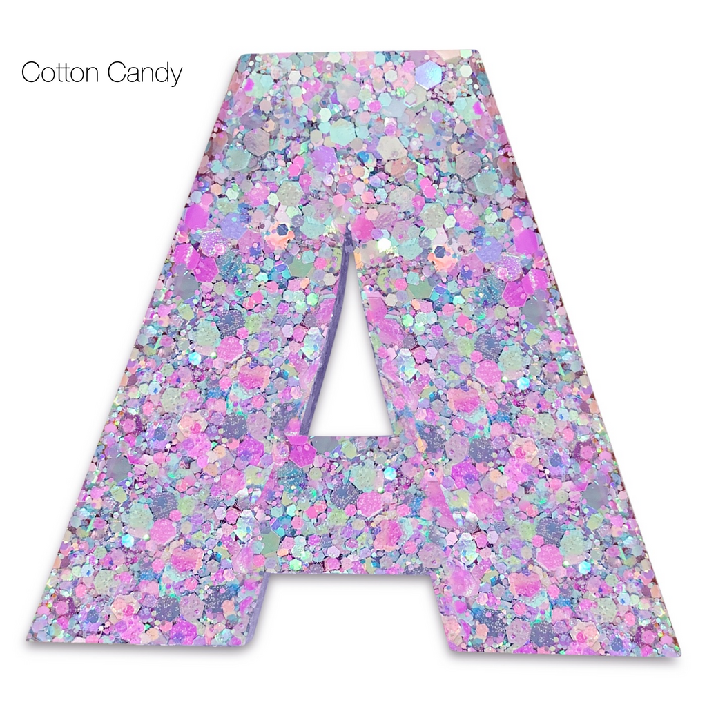 Resin Alphabet Initial Statement Personalized Hair Clips, Pins, & Magnets-no slip leather hair bows no slip leather hair clips-Moo G Clips