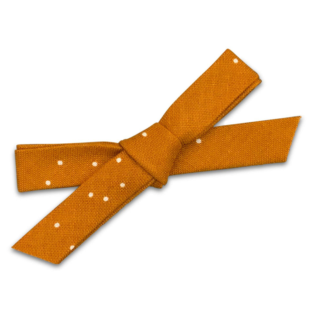 Ella Hair Bows - Fall & Winter Prints-no slip cotton fabric hair bows no slip fabric cotton hair clips-Moo G Clips