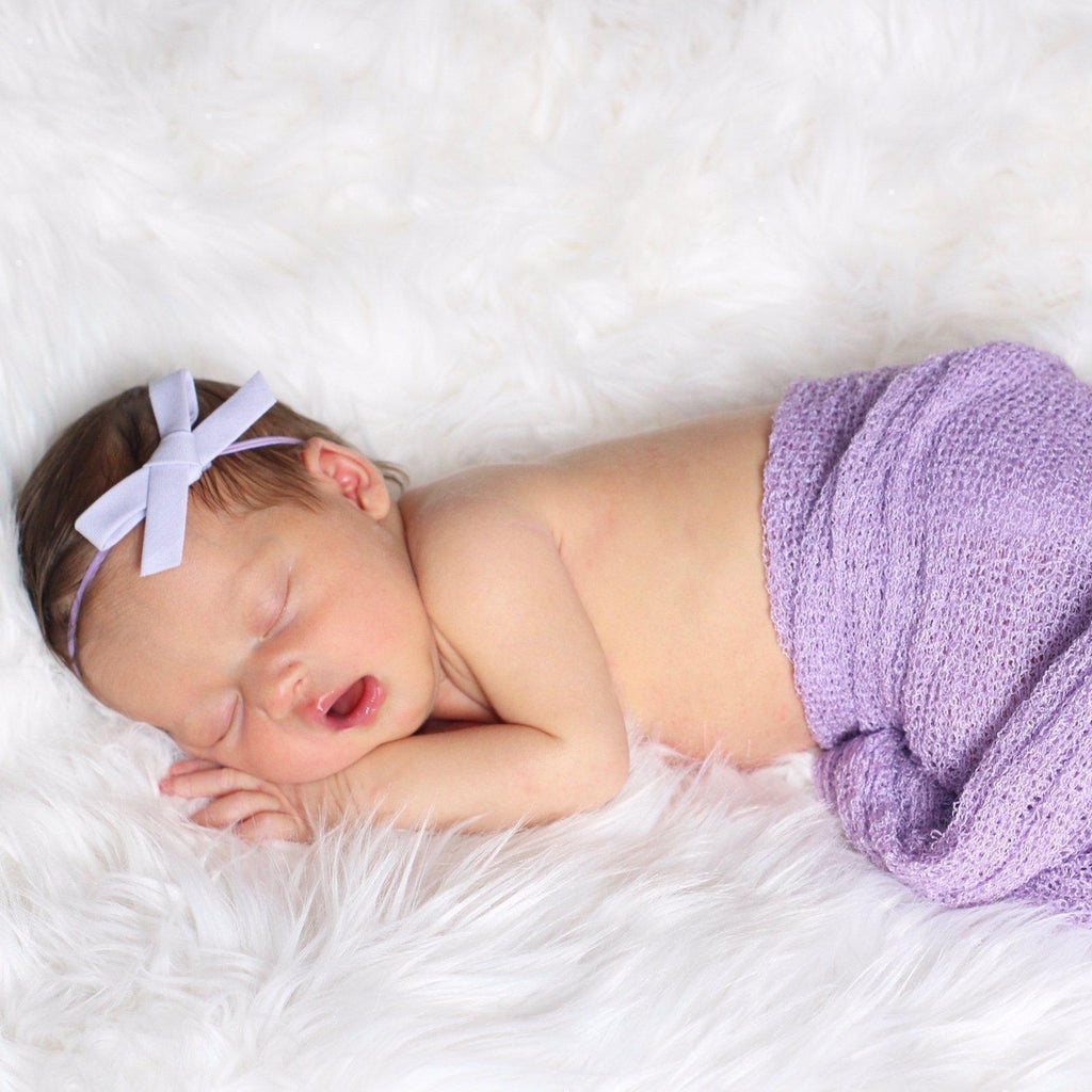 Ella Hair Bows - Fall & Winter Solids-no slip cotton fabric hair bows no slip fabric cotton hair clips-Moo G Clips