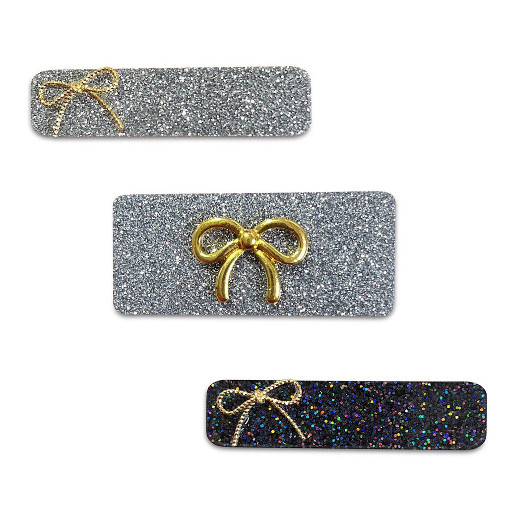 Gold Bows on Resin Bar Hair Clips-Clearance no slip hair clips-Flower No slip hair clips-Animal no slip hair clips-Star no slip hair clip-heart no slip hair clips-butterfly no slip hair clips-Moo G Clips