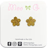 Gold Cherry Blossom Resin Earrings-Clearance no slip hair clips-Flower No slip hair clips-Animal no slip hair clips-Star no slip hair clip-heart no slip hair clips-butterfly no slip hair clips-Moo G Clips