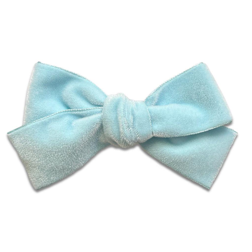 Hair Clips -Large Velvet Hair Bows - Baby Bows - Baby Gift-no slip velvet hair bows no slip velvethair clips-Moo G Clips