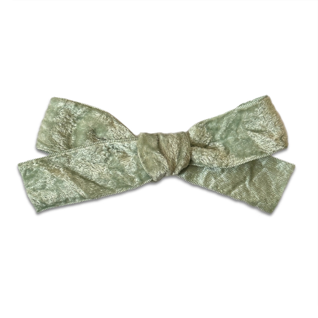 Hair Clips - Medium Velvet Hair Bows - Baby Bows - Baby Gift-no slip velvet hair bows no slip velvethair clips-Moo G Clips