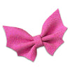 Leather Bat Hair Bows-no slip leather hair bows no slip leather hair clips-Moo G Clips