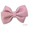 Lucy Leather Hair Bows-no slip leather hair bows no slip leather hair clips-Moo G Clips