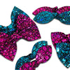 Metallic Mermaid Bubbles Leather Hair Bows-Clearance no slip hair clips-Flower No slip hair clips-Animal no slip hair clips-Star no slip hair clip-heart no slip hair clips-butterfly no slip hair clips-Moo G Clips