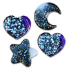 Mixed Hearts Moon & Stars Resin Hair Clips-Clearance no slip hair clips-Flower No slip hair clips-Animal no slip hair clips-Star no slip hair clip-heart no slip hair clips-butterfly no slip hair clips-Moo G Clips