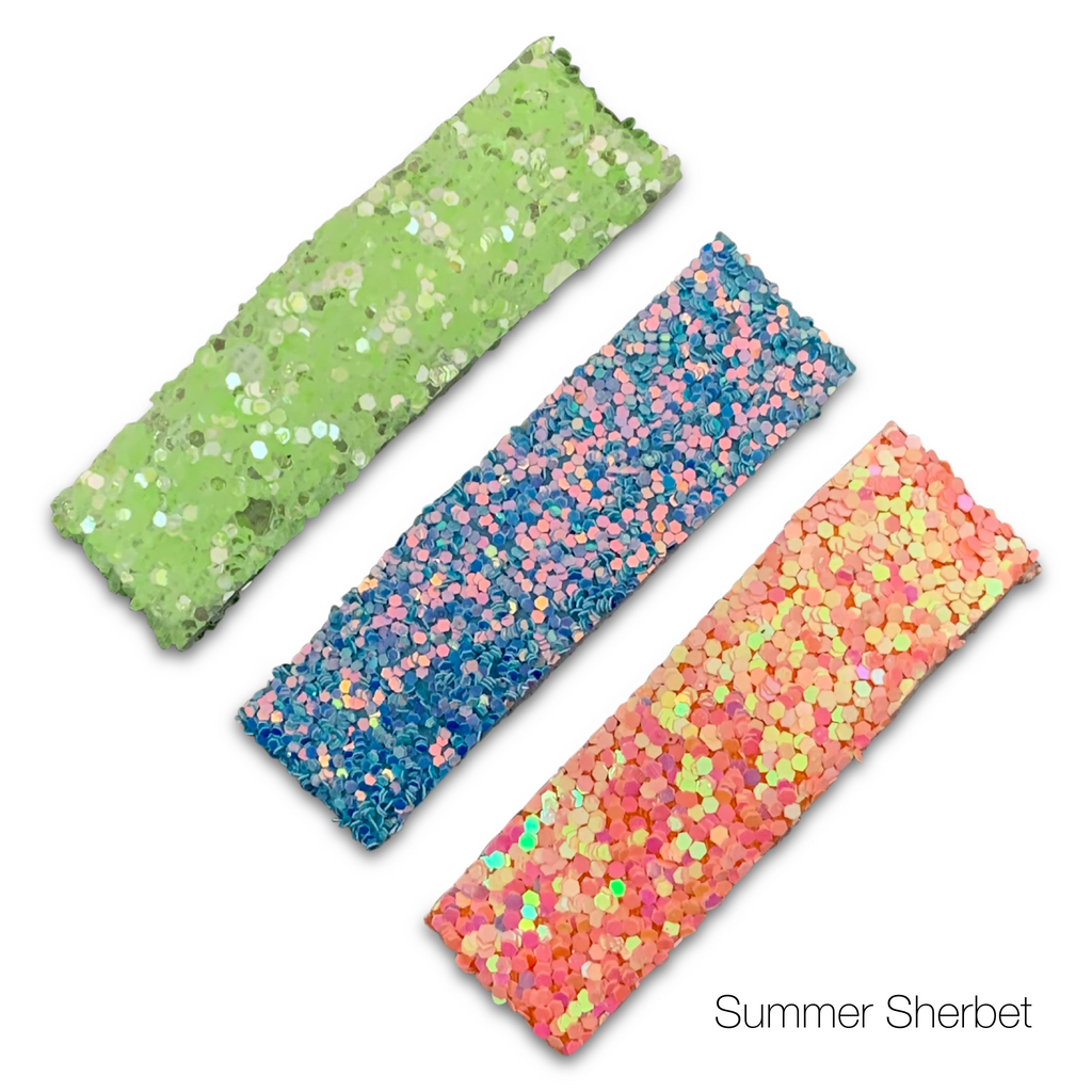 Small Glitter Snap Clip Sets *NEW COLORS ADDED!*-party favors glitter snap hair clips-Moo G Clips