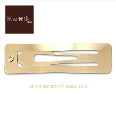 Square Larger Simple Snap Clip Sets-snap clip hair clip - no slip hair accessories - party favor- baby-Moo G Clips