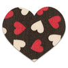 Valentine's Leather Hearts *NEW colors added!*-no slip leather hair bows no slip leather hair clips-Moo G Clips