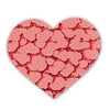 Valentine's Leather Hearts *NEW colors added!*-no slip leather hair bows no slip leather hair clips-Moo G Clips