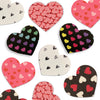 Valentine's Leather Hearts *NEW colors added!*-no slip leather hair bows no slip leather hair clips-Moo G Clips