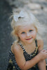 Basic Color Leather Hair Bows-no slip leather hair bows no slip leather hair clips-Moo G Clips