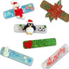 Christmas Charmed Resin Bar Hair Clips-Clearance no slip hair clips-Flower No slip hair clips-Animal no slip hair clips-Star no slip hair clip-heart no slip hair clips-butterfly no slip hair clips-Moo G Clips