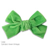 Hair Clips -Large Velvet Hair Bows - Baby Bows - Baby Gift-no slip velvet hair bows no slip velvethair clips-Moo G Clips