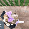 Hair Clips -Large Velvet Hair Bows - Baby Bows - Baby Gift-no slip velvet hair bows no slip velvethair clips-Moo G Clips