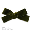 Hair Clips - Medium Velvet Hair Bows - Baby Bows - Baby Gift-no slip velvet hair bows no slip velvethair clips-Moo G Clips