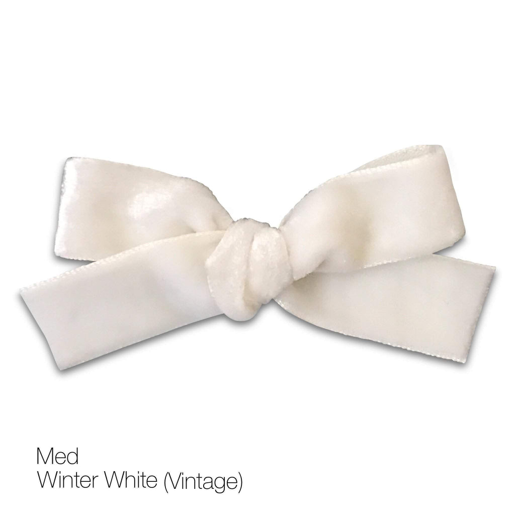 Hair Clips - Medium Velvet Hair Bows - Baby Bows - Baby Gift-no slip velvet hair bows no slip velvethair clips-Moo G Clips
