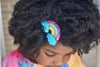 LIMITED EDITION Leather Rainbow-Rainbow Hair Bows-no slip leather hair bows no slip leather hair clips-Moo G Clips