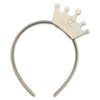 Leather Crown Hair Clips & Bands-no slip leather hair bows no slip leather hair clips-Moo G Clips