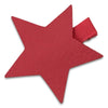 Leather Star Hair Clips-no slip leather hair bows no slip leather hair clips-Moo G Clips