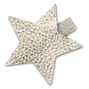 Leather Star Hair Clips-no slip leather hair bows no slip leather hair clips-Moo G Clips