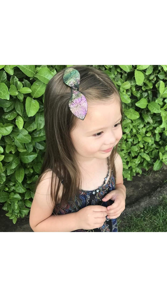 Metallic Crackle Leather Hair Bows-Clearance no slip hair clips-Flower No slip hair clips-Animal no slip hair clips-Star no slip hair clip-heart no slip hair clips-butterfly no slip hair clips-Moo G Clips