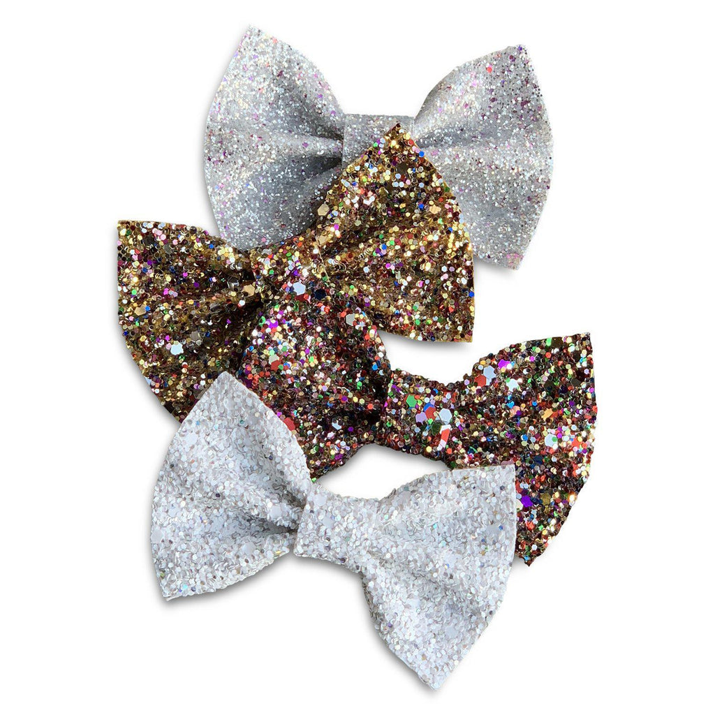 No-Shed Chunky Glitter Basic Hair Bows- *BEING DISCONTINUED*-Clearance no slip hair clips-Flower No slip hair clips-Animal no slip hair clips-Star no slip hair clip-heart no slip hair clips-butterfly no slip hair clips-Moo G Clips