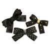 Rocker Hair Bows-no slip leather hair bows no slip leather hair clips-Moo G Clips